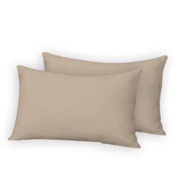 Plain Cream 2x Pillowcases – Polycotton