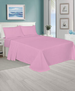 Plain Lilac Flat Sheets – Polycotton