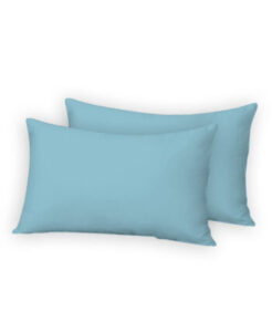 Plain DuckEgg 2x Pillowcases – Polycotton